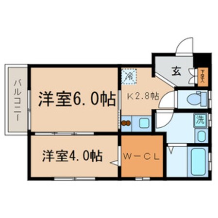 カーサチトセの物件間取画像